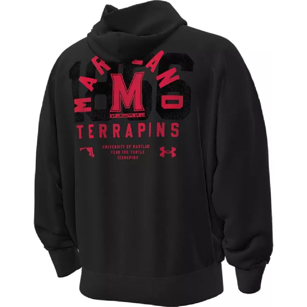 Under Armour Maryland Terrapins Icon Hoodie Sweatpants Matching Set Men’s L NWT